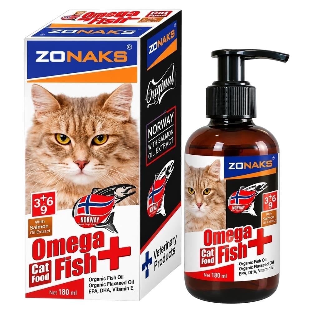 Zonax Cat Balık Yağı Kedi Omega 3 ve 6 Besin Takviyesi 100 mlZonaks