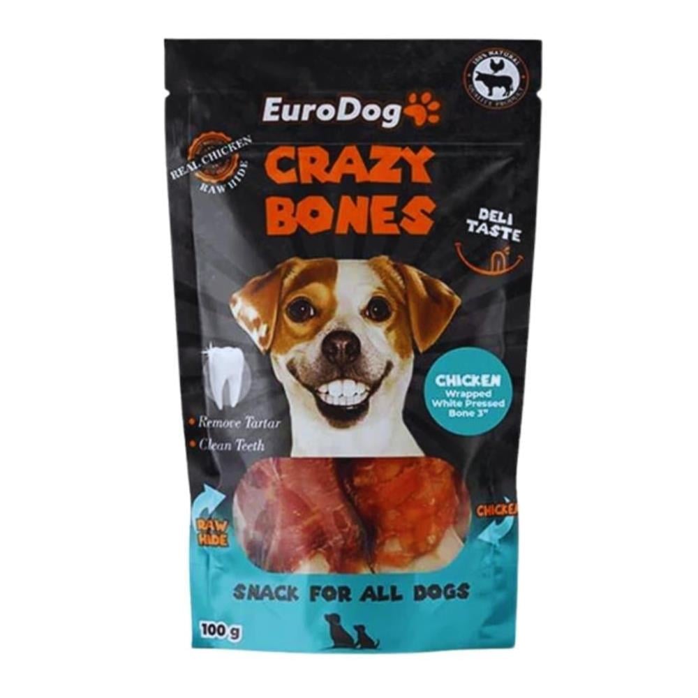 ZOO Özel Euro Dog Tavuklu Düğümlü Köpek Ödül Maması 100 grEuro Dog
