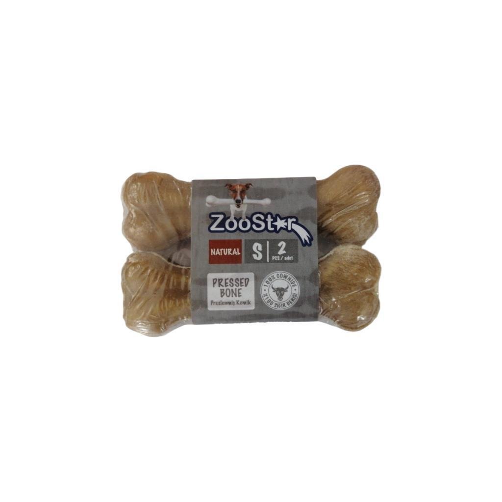 ZooStar Deri Pres Natural Kemik S 12 cm 2 AdetZoo