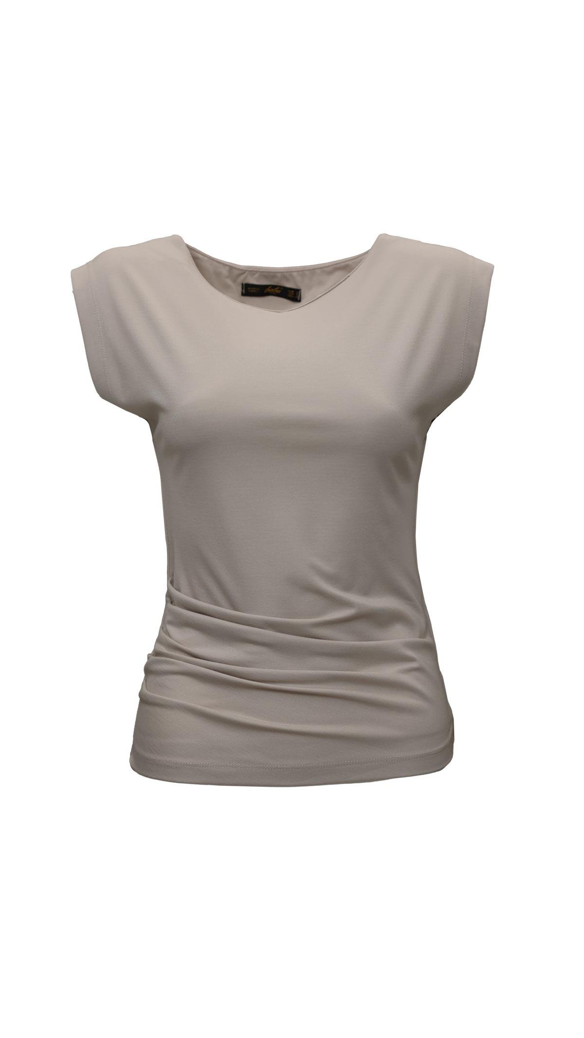 Bel Drape Taş Modal Bluz