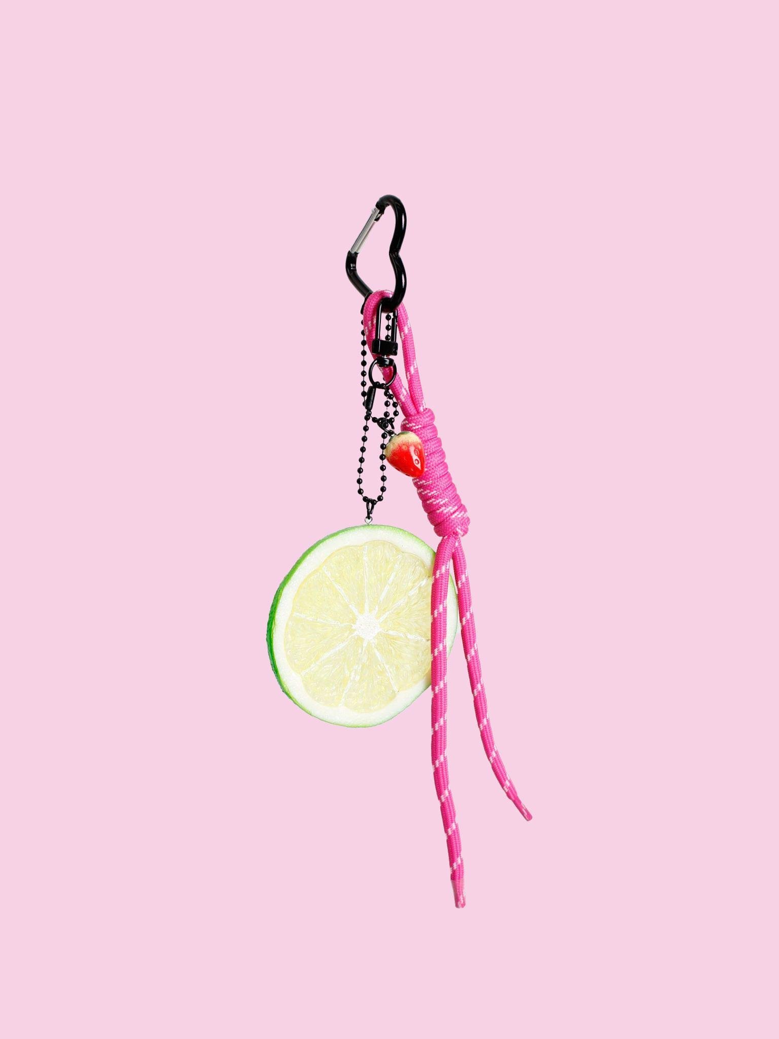 Lime and Strawberry Çanta Charm