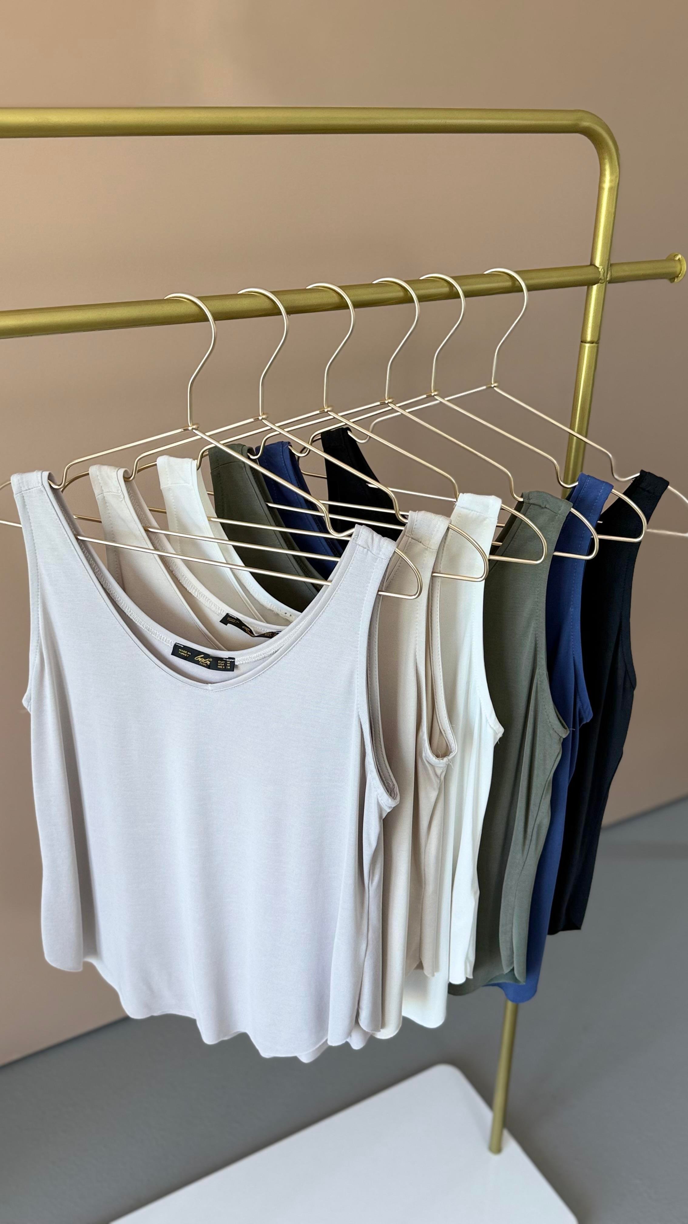 Ön Arka V Yaka Indigo Modal Bluz