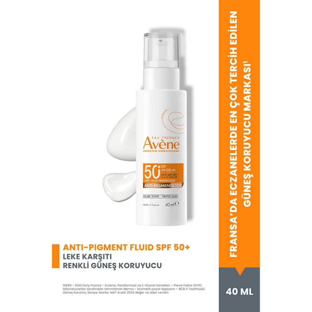 Avene Azelaik Asit (%0,12) İçeren SPF 50+ Leke Karşıtı Renkli Güneş Kremi 40 ml - Avene