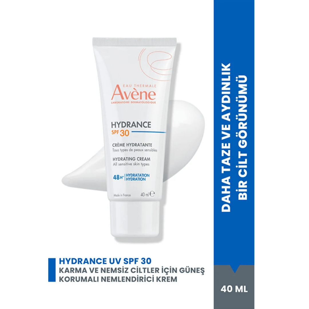 Avene Hydrance Hydrating Cream SPF30 - Hassas Ciltler için Nemlendirici Krem 40 ml - Avene