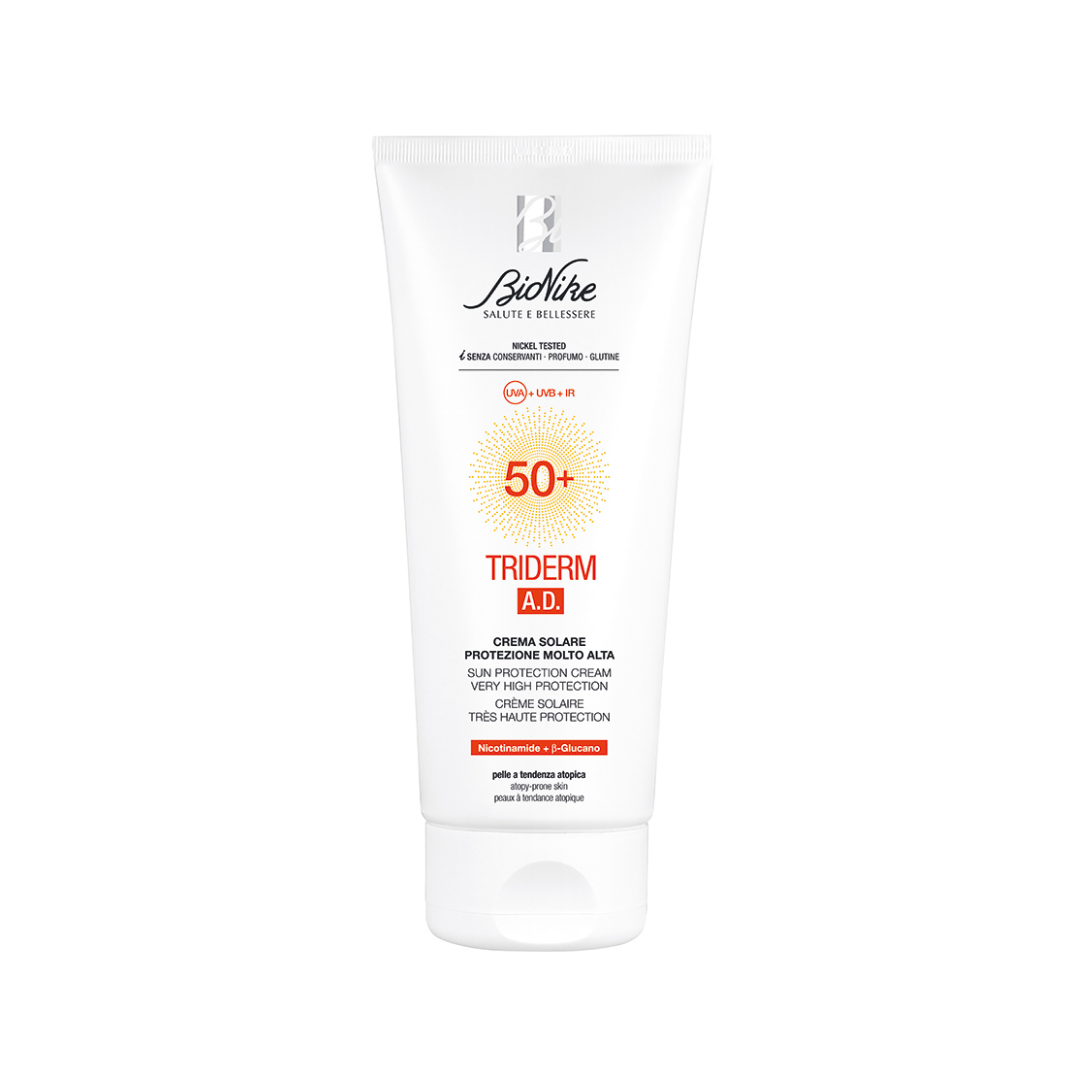 Bionike Triderm A.D Hassas Ciltler İçin Spf50+ Güneş Koruyucu Krem 200 ml - BioNike