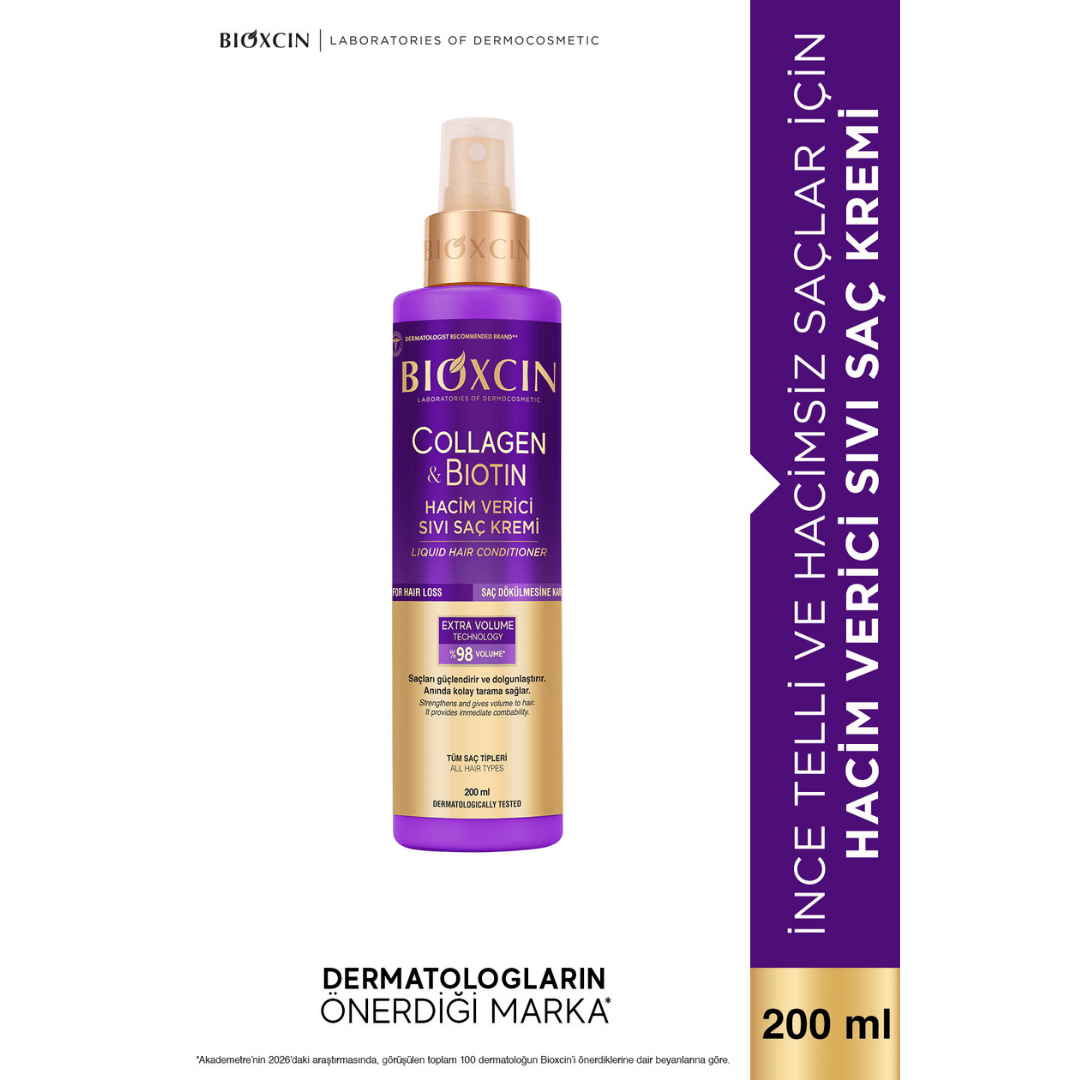 Bioxcin Collagen Biotin Hacim Verici Sıvı Saç Kremi 200 ml - Bioxcin