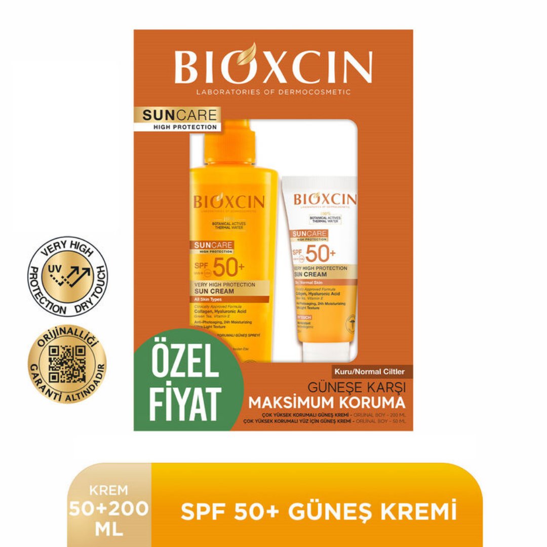 Bioxcin Güneşe Karşı Maksimum Koruma Seti Kuru/Normal Ciltler - Bioxcin