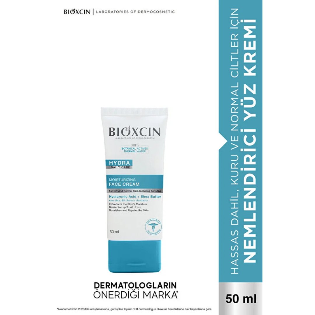 Bioxcin Hydra Nemlendirici Yüz Kremi Kuru ve Normal Ciltler 50 ml - Bioxcin