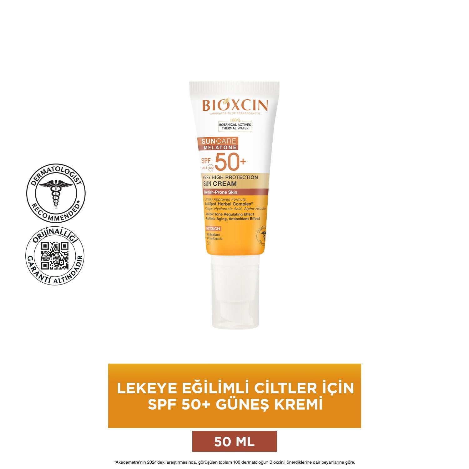 Bioxcin Sun Care Lekeye Eğilimli Ciltler İçin Güneş Kremi SPF50+ 50 ml - Bioxcin