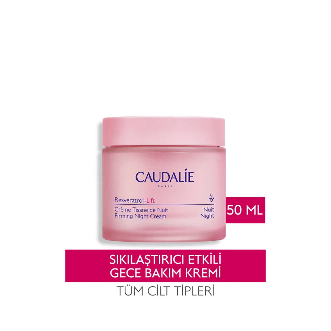Caudalie Resveratrol Lift Sıkılaştırıcı Etkili Gece Bakım Kremi 50 ml - Caudalie