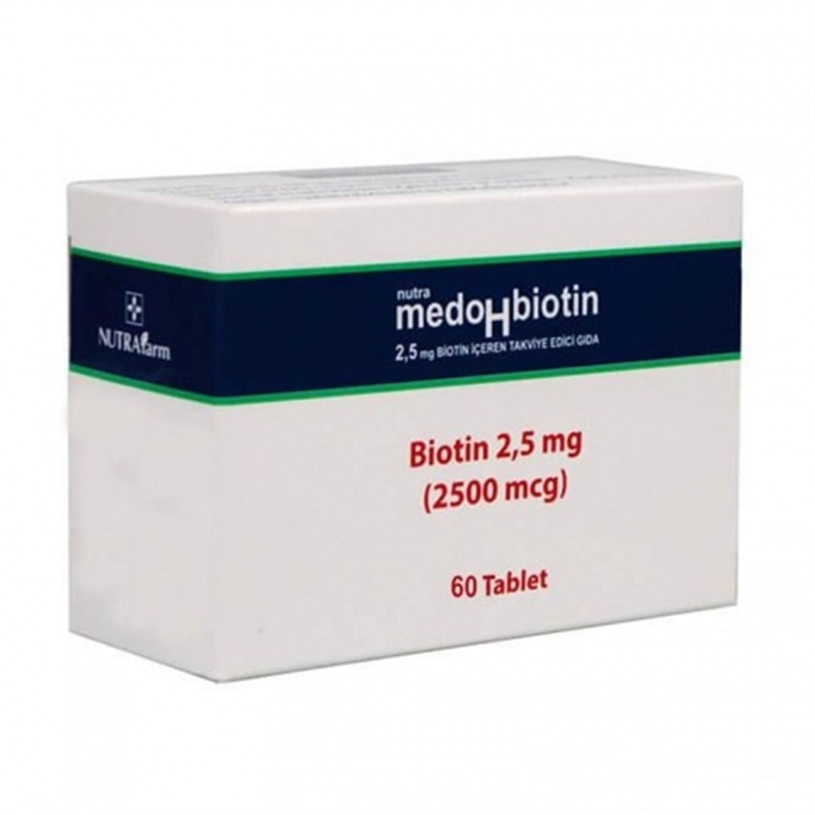 Dermoskin Medohbiotin Biotin 2,5mg 60 Tablet - Dermoskin