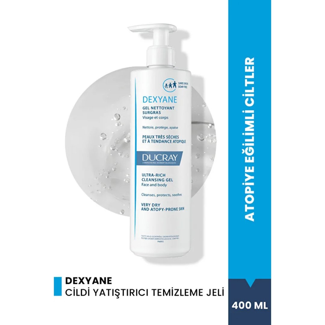 Ducray Dexyane Ultra Rich Cleansing Gel 400 ml - Ducray