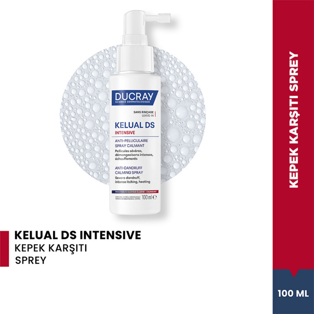 Ducray Kelual DS Intensive Spray - Kepek Karşıtı Saç Bakım Spreyi 100 ml - Ducray