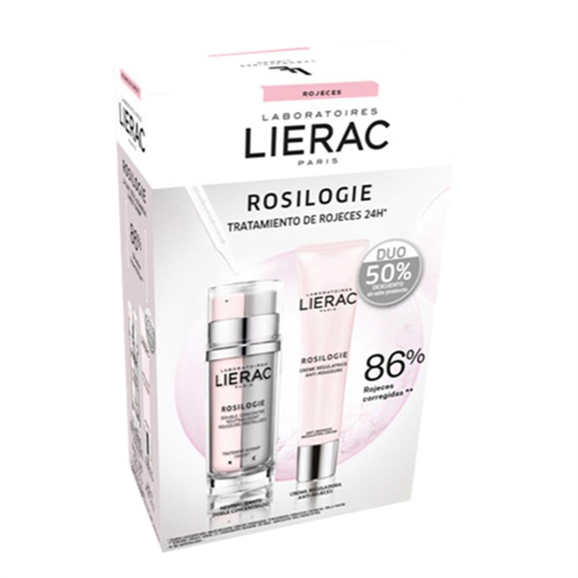 Lierac Rosilogie Gece ve Gündüz Kontresi 30 ml + Kızarıklık Karşıtı Rahatlatıcı Krem 40 ml - Lierac