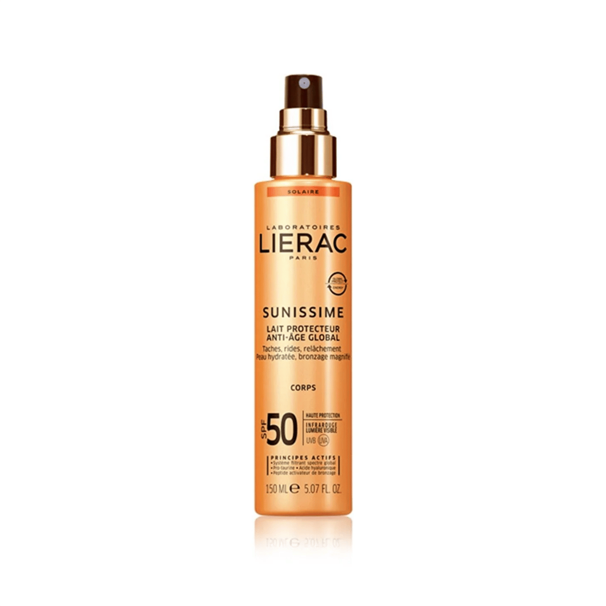 Lierac Sunissime Energizing Protective Milk Spf50 150ml - Lierac