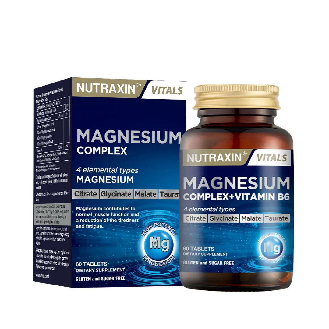 Nutraxin Magnesium Complex 60 Tablet - Nutraxin