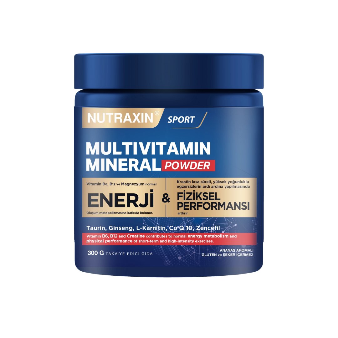 Nutraxin Multivitamin Mineral Powder 300 Gr - Nutraxin
