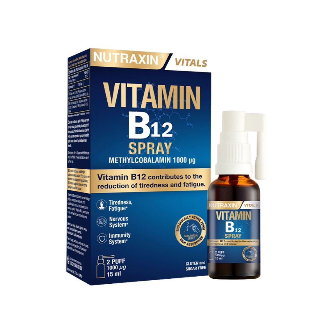 Nutraxin Vitamin B12 Spray 15 ml - Nutraxin