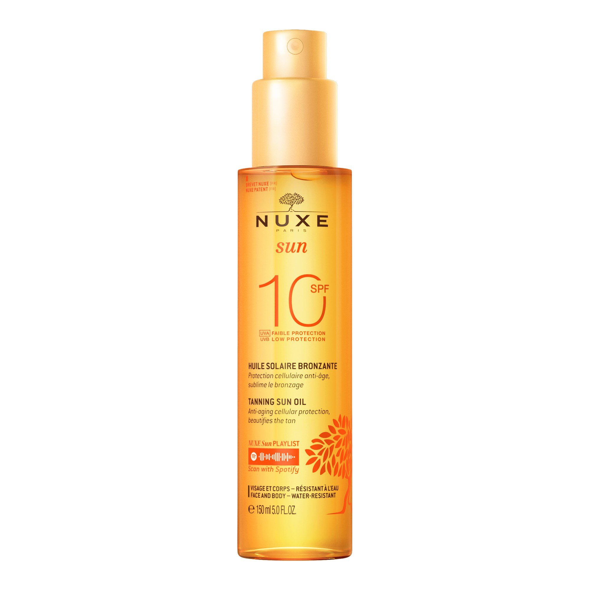 Nuxe Sun Bronzlaştırıcı Yüz ve Vücut Yağı Spf10 150ml - Nuxe