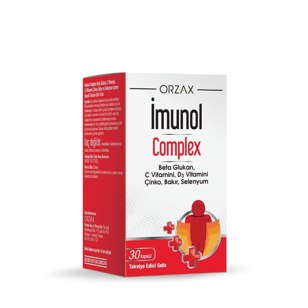 Orzax Ocean İmunol Complex Takviye Edici Gıda 30 Kapsül - Orzax