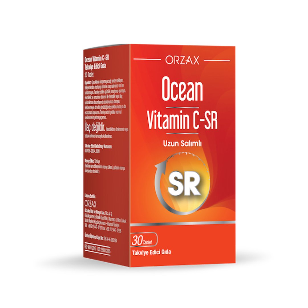 Orzax Ocean Vitamin C-SR 30 Tablet - Orzax