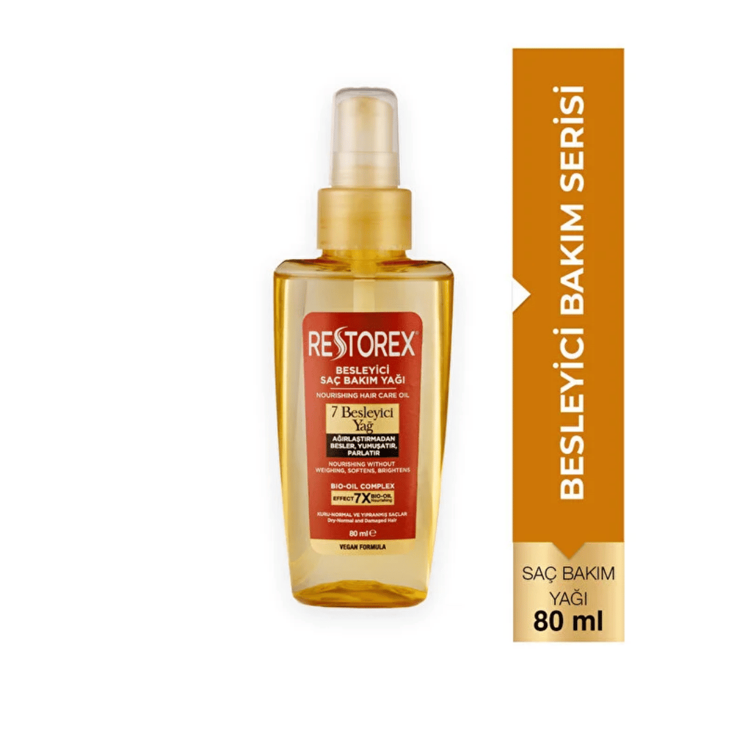 Restorex 7 Besleyici Yağ İçerikli Besleyici Saç Bakım Yağı 80 ml - Restorex