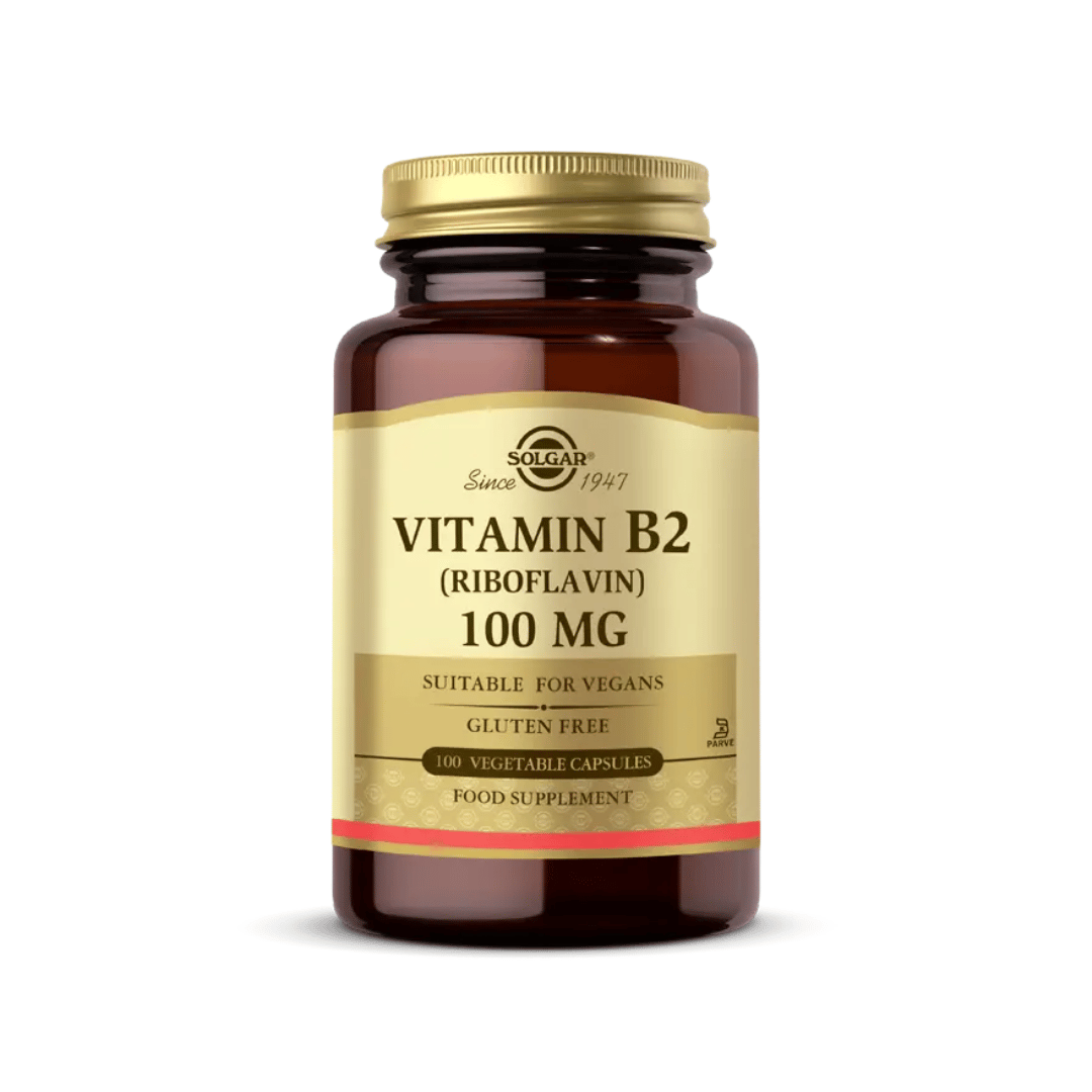 Solgar Vitamin B2 Riboflavin 100 mg 100 Kapsül - Solgar