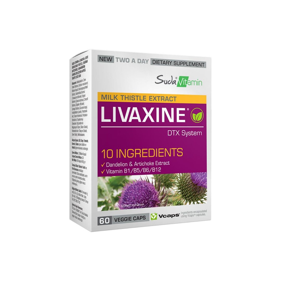 Suda Vitamin Milk Thistle Extract Livaxine 60 Kapsül - Suda Vitamin
