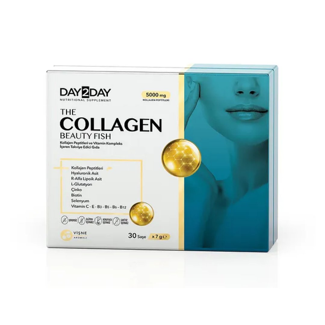 The Collagen Beauty Fish Kollajen 30 Saşe X 7gr - Day2Day