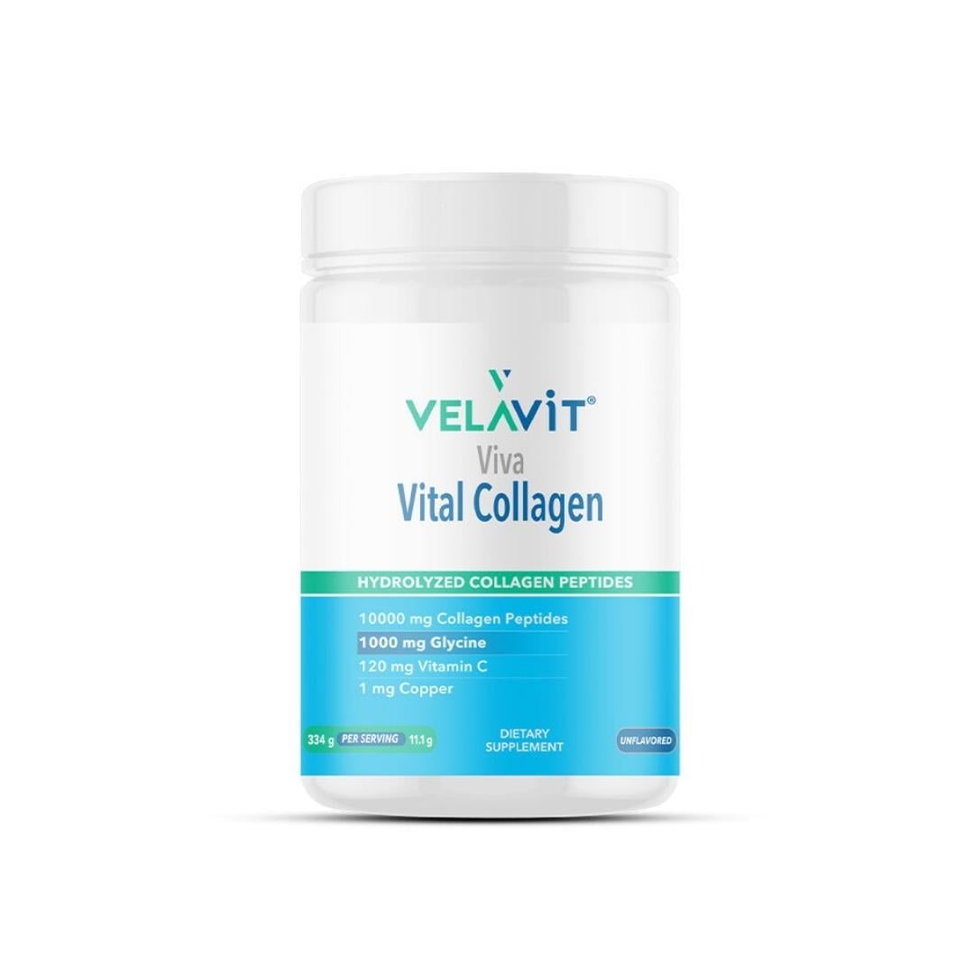 Velavit Viva Vital Collagen Toz Takviye Edici Gıda 334 gr - velavit