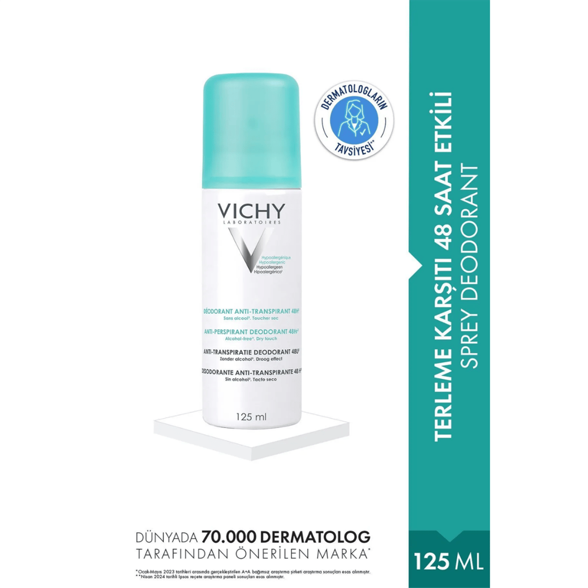 Vichy Anti-Transpirant Terleme Karşıtı Deodorant 125ml - Vichy