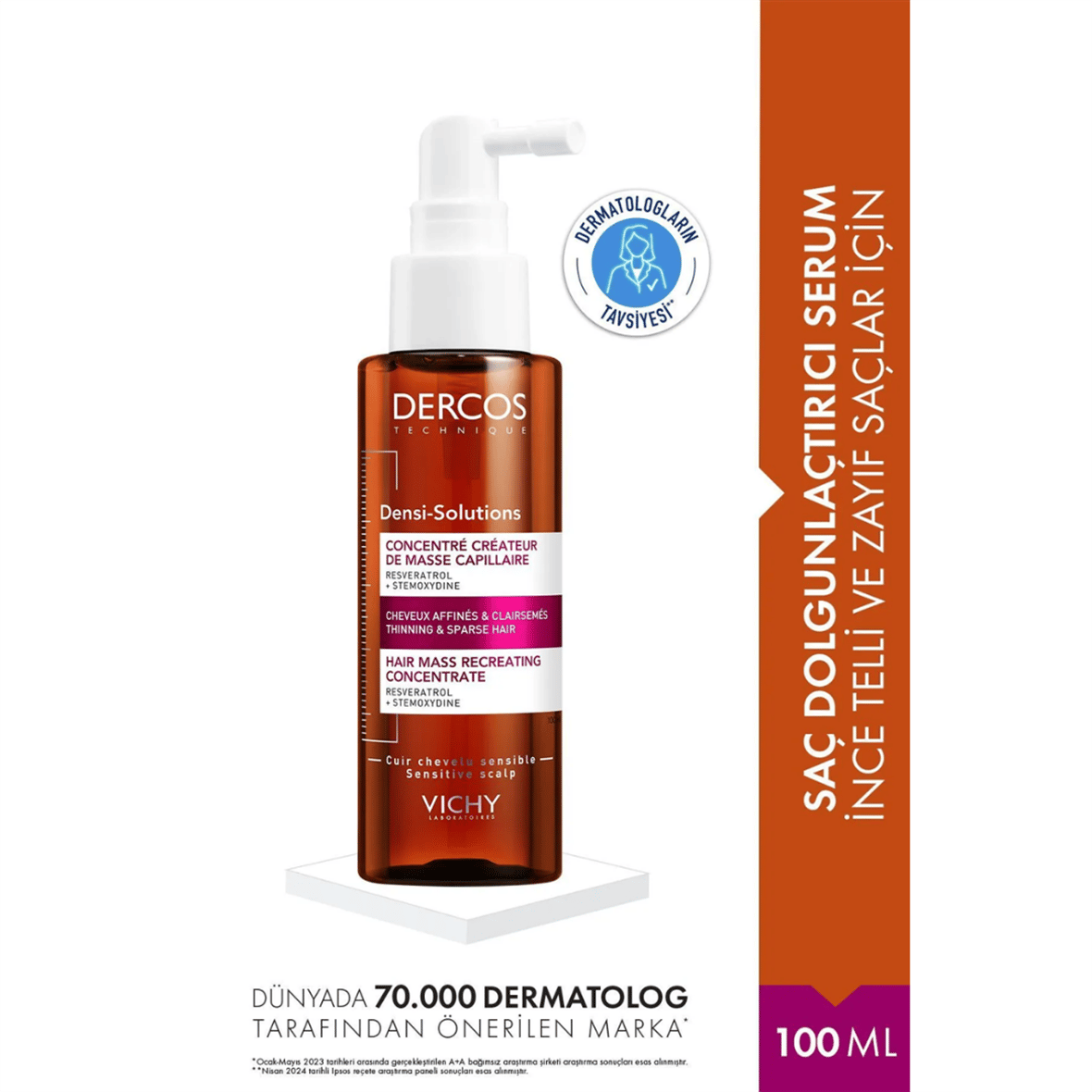 Vichy Dercos Densi Solution Saç Bakım Serumu 100 ml - Vichy