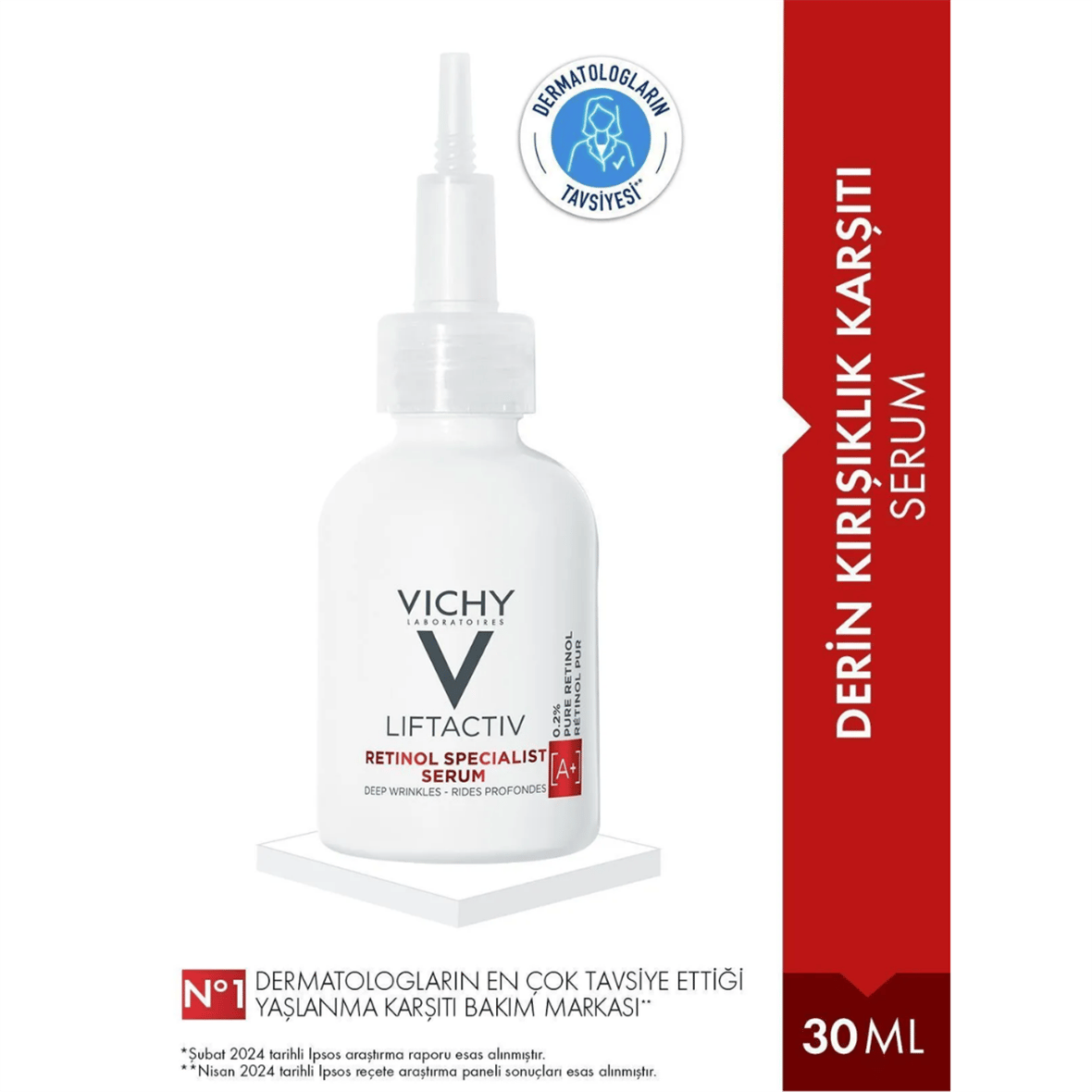 Vichy Liftactiv Retinol Specialist Derin Kırışıklık Karşıtı Serum 30 ml - Vichy