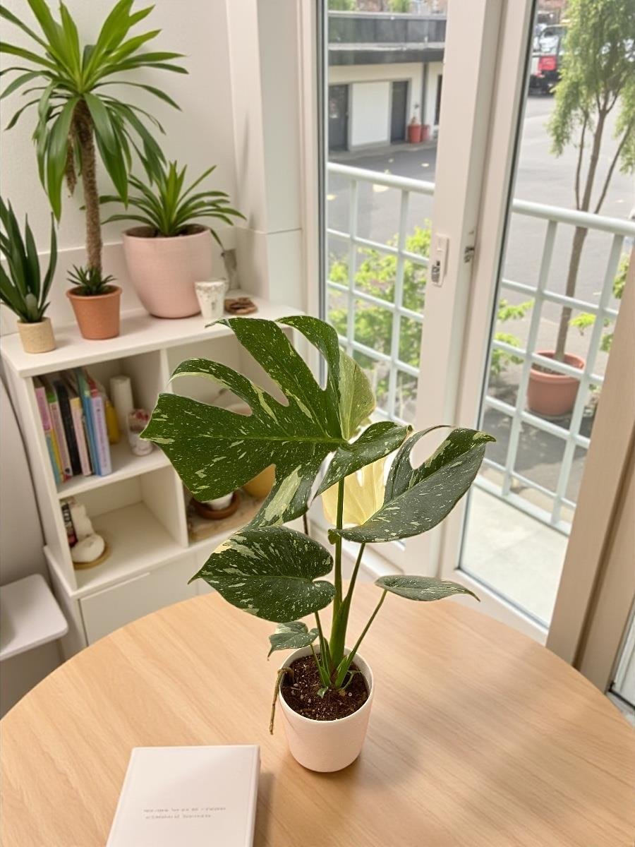  Monstera Deliciosa Thai Constellation Deve Tabanı Özel Tür 