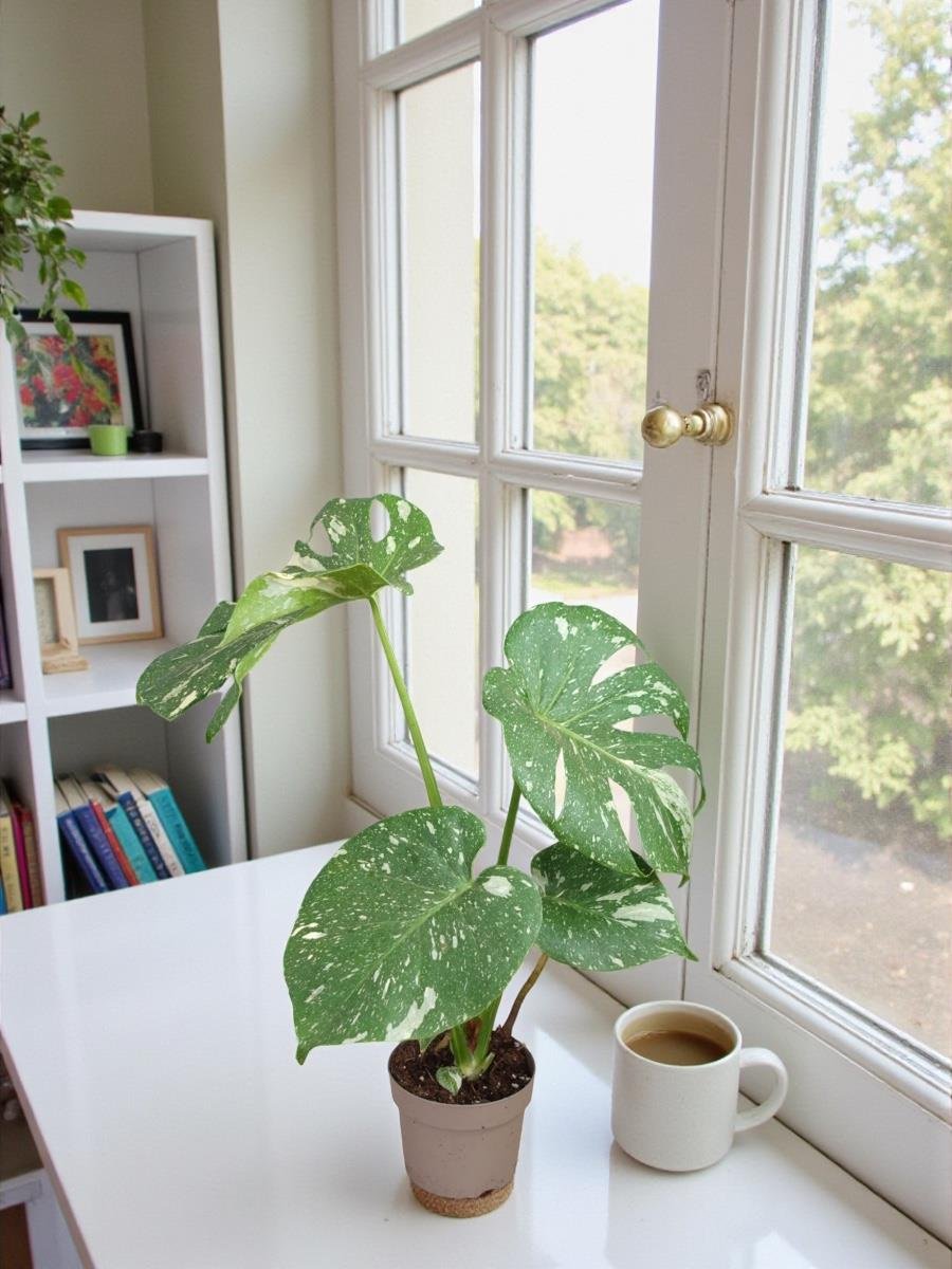  Monstera Deliciosa Thai Constellation Deve Tabanı Özel Tür 