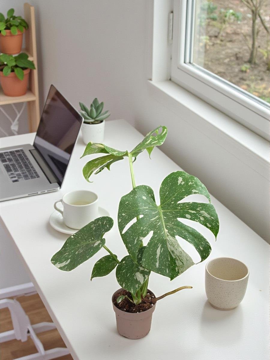  Monstera Deliciosa Thai Constellation Deve Tabanı Özel Tür 