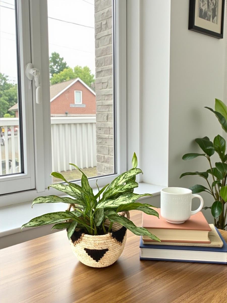 Aglaonema Silver Queen (Çin Herdemyeşili)