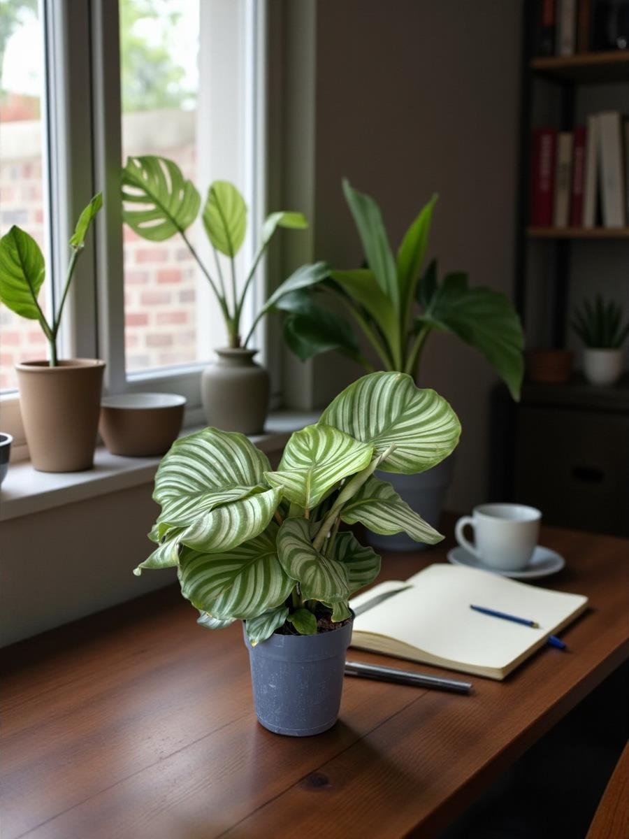 Calathea Orbifolia-Dua Çiçeği