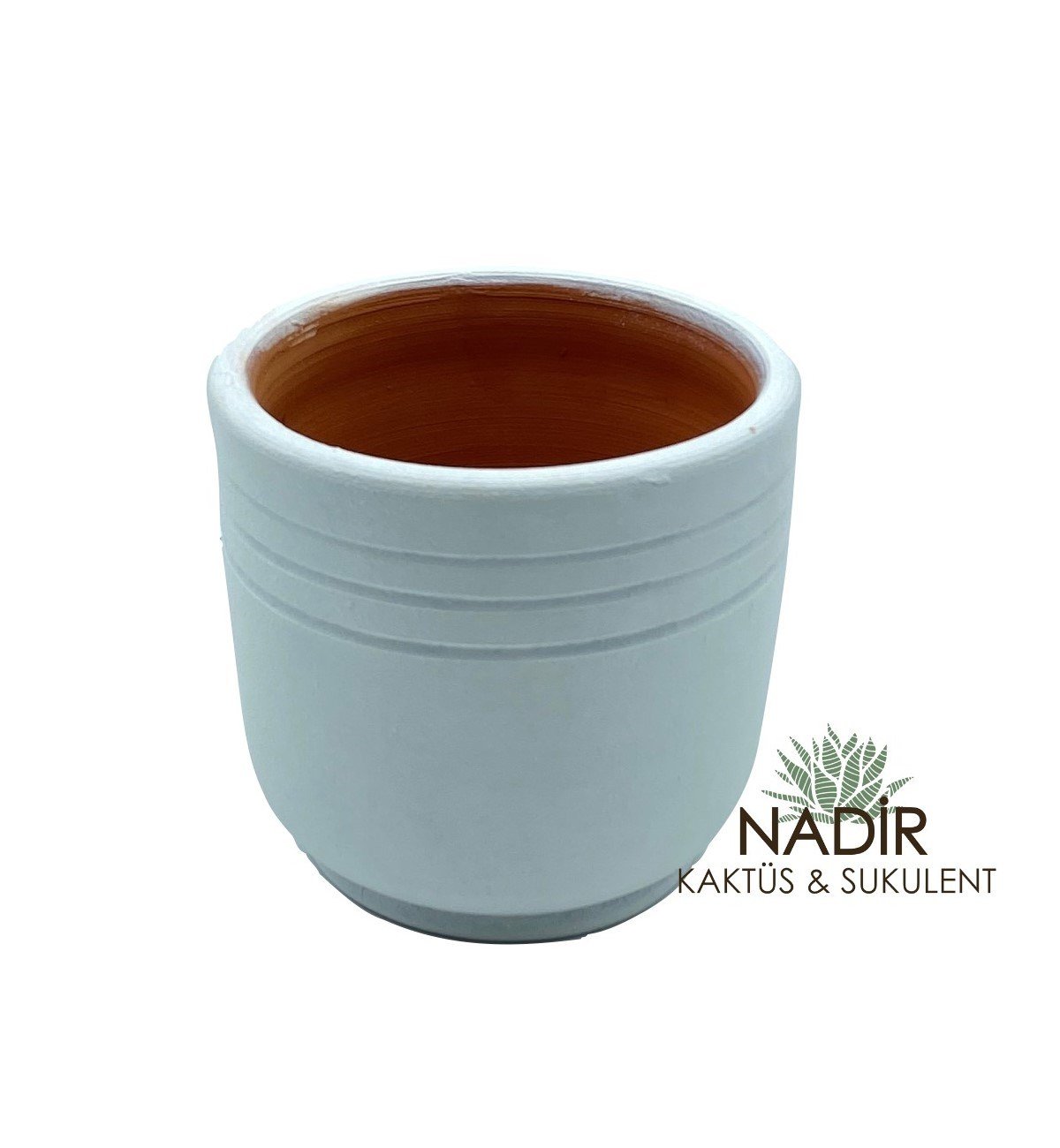 El Yapımı 12.5 cm Saksı (Çizgili)