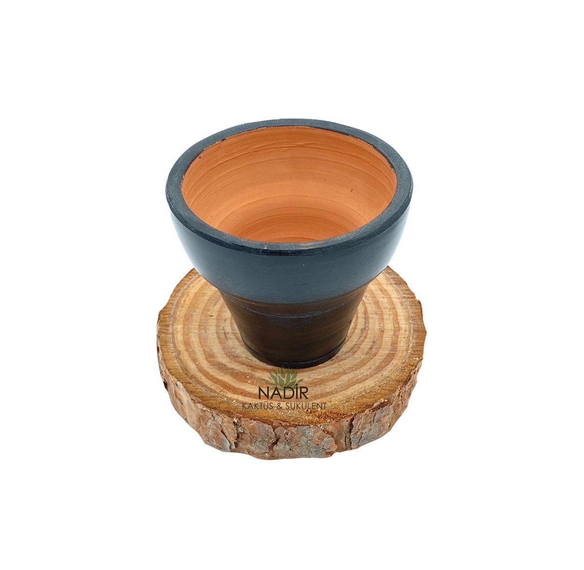 El Yapımı 8.5 cm Saksı - Terracota
