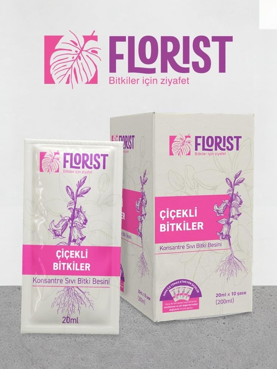Florist Şaseli Çiçekli Bitkiler İçin Sıvı Bitki Besini