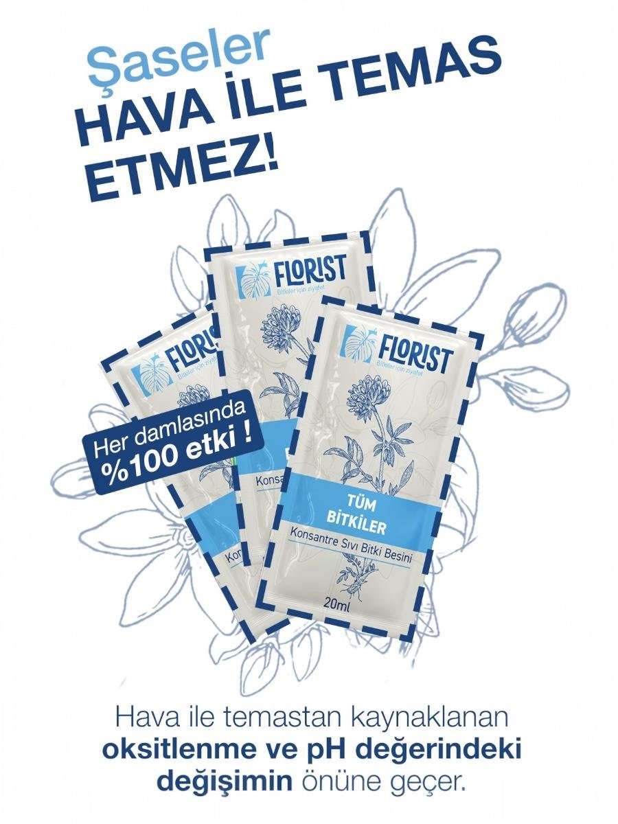 Florist Şaseli Tüm Bitkiler İçin Sıvı Bitki Besini