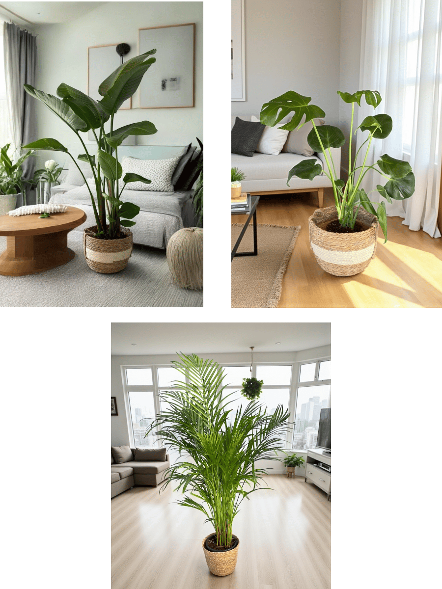 KAMPANYALI SET ( AREKA 130 - 140 CM - STARLİÇE 130 - 150 CM - MONSTERA)