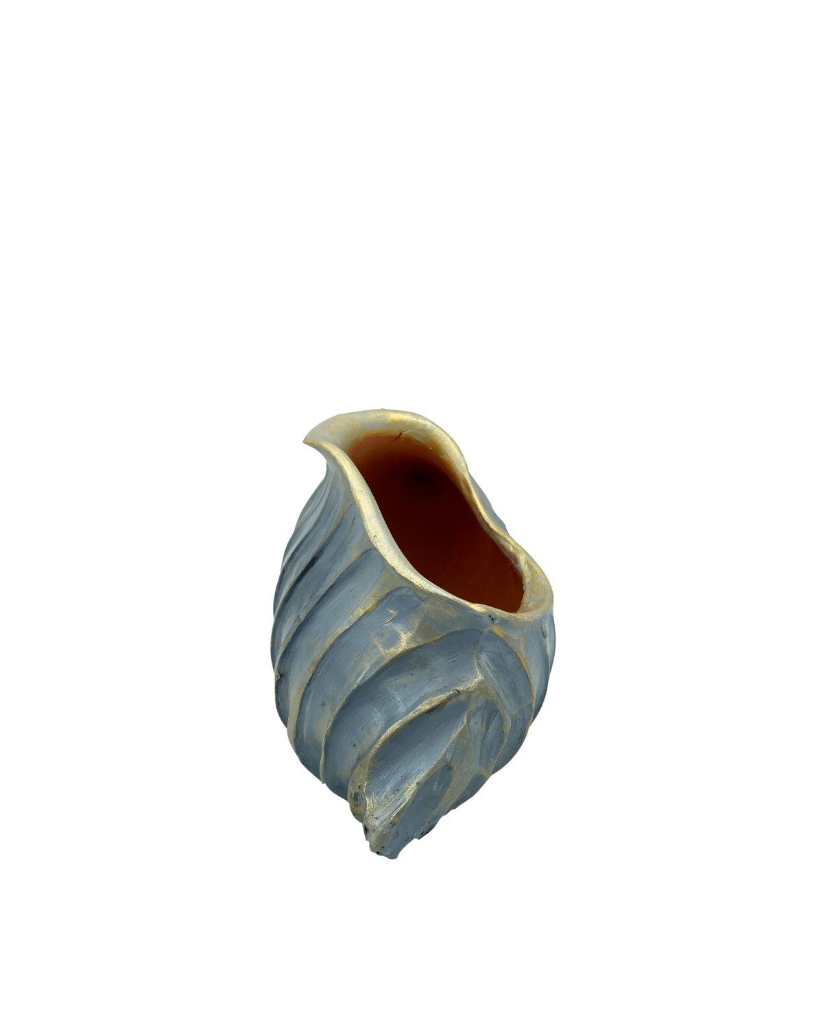 Orta Boy Deniz Kabuğu Saksı