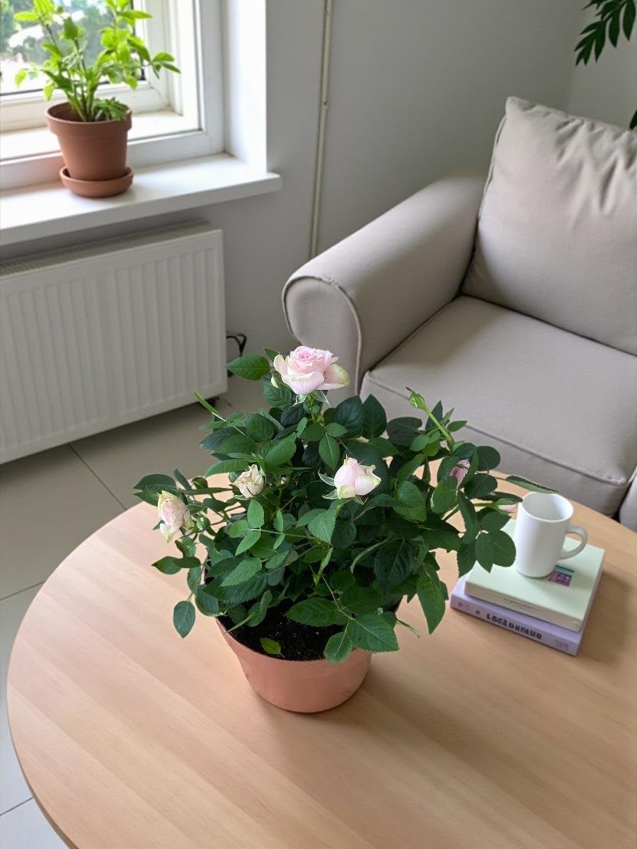 Pembe Gül Yediveren Büyük Boy - Mozart Constanze Rose İthal
