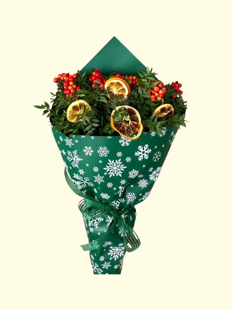 Süslenmiş Hediyelik Kokina Buketi Büyük Boy XLarge – Yeni Yıl Özel