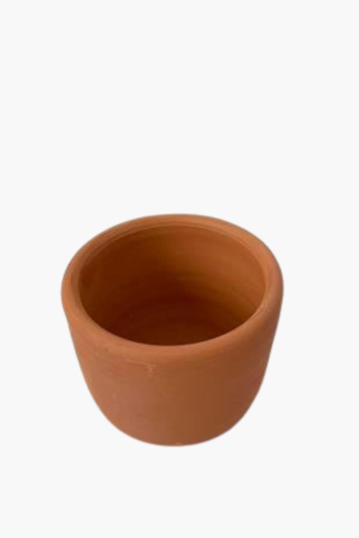 Terracotta El Yapımı Toprak Saksı 8,5 cm