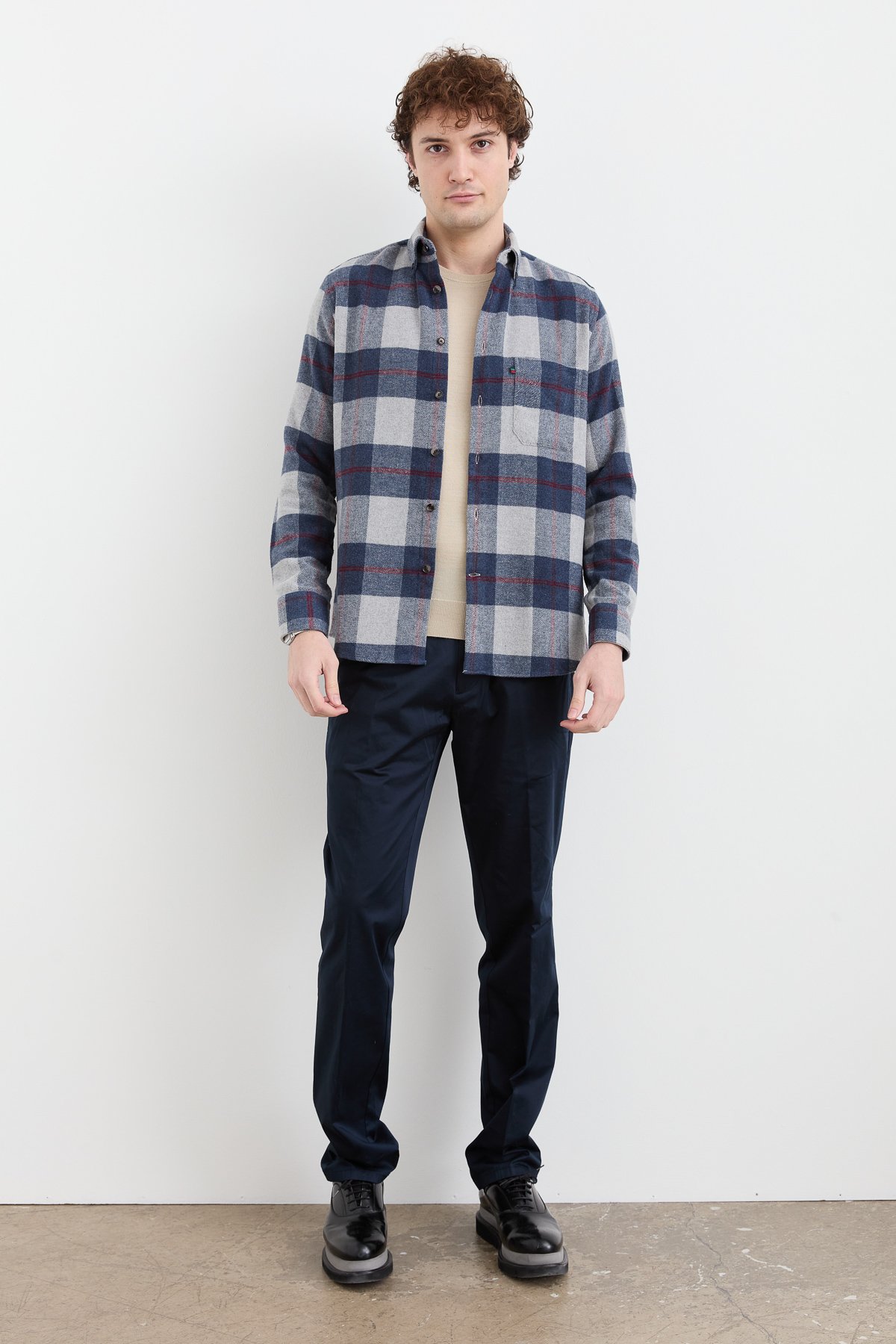 PNDKGMErkek Kareli Kışlık Gömlek 13