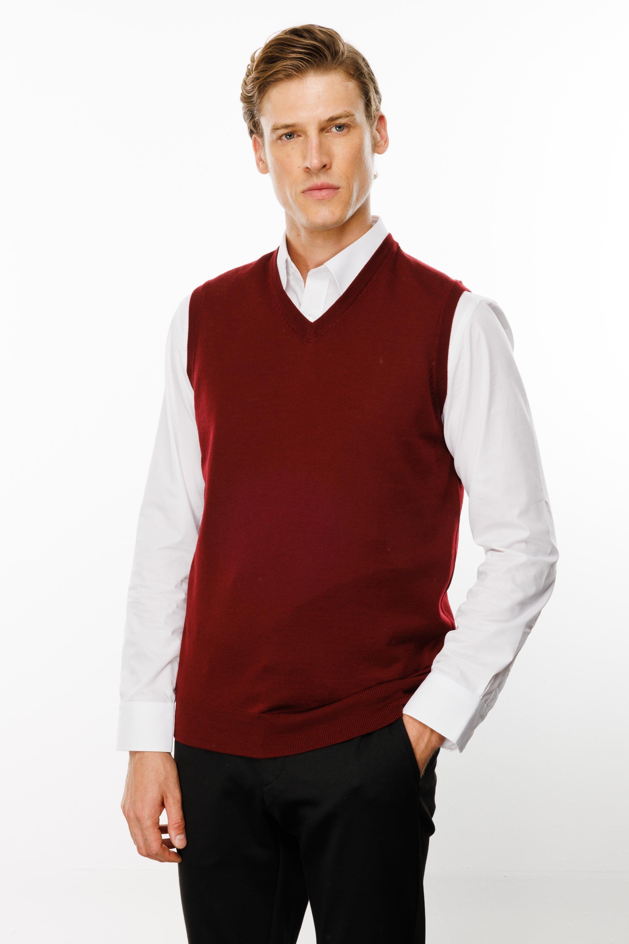 21600Мужской трикотаж Свитер цвет сливы