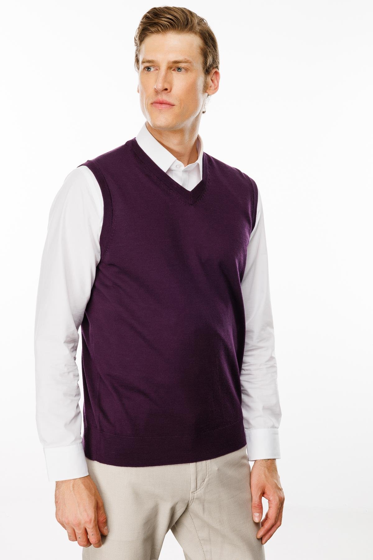 21600Erkek Süveter Mor